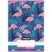 Nebulo: Cuaderno de rayas con diseño de flamencos de 3er grado 12-32 A/5