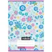 Nebulo: Cuaderno de rayas con estampado de flores de colores de 3er grado 12-32 A/5