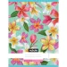 Nebulo: Cuaderno liso con estampado floral romántico en color fuego 80-32 A/4