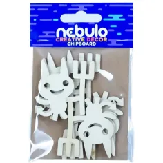 Nebulo: Decoración de cartón de demonios set de 6 piezas