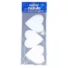 Nebulo: Set de decoración de corazones de poliestireno de 3 piezas