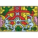 imagen de Novo Art: Keith Haring - Pintura sin título puzzle de 1000 piezas - Clementoni 2