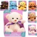 imagen de Osito de peluche Lovely suave y esponjoso con disco adhesivo en varios colores 16cm 1ud 1