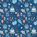 Papel de regalo con diseño de regalo azul 100x70cm