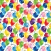 Papel de regalo con estampado de globos de colores 100x70cm