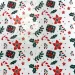 Papel de regalo de bastones de caramelo rojo 200x70cm