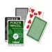 Paquete de cartas de póker de plástico 1x55 en color marrón-verde - Piatnik