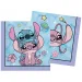Paquete de servilletas de papel de 20 unidades de Disney Stitch y Angel de 2 capas