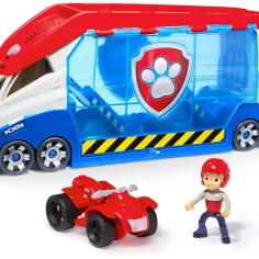 imagen de Paw Patrol: Camión de transporte de equipo de misión con sonido, figura de Ryder y su vehículo - Spin Master 2