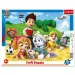 Paw Patrol Huellas 25 piezas rompecabezas en marco - Trefl