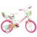 imagen de Paw Patrol Skye bicicleta infantil de 14” con cesta y asiento para muñeca en color rosa y verde menta – bicicleta Dino Bikes 1