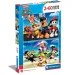 Paw Patrol Supercolor 2 en 1 2x60 piezas puzzle - Clementoni