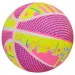 imagen de Pelota de goma con diseño de baloncesto neón de 22 cm en varias versiones 1