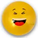 imagen de Pelota de goma con diseño de Emoji en varias versiones de 23 cm 4