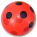imagen de Pelota de goma de colores con puntos en varias versiones de 22 cm 5
