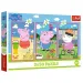 imagen de Peppa cerdita el poder de la amistad puzzle de 3x50 piezas - Trefl 1