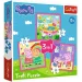 imagen de Peppa Pig - 3 en 1 rompecabezas de 20, 36, 50 piezas - Trefl 1