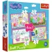 imagen de Peppa Pig - 4 en 1 rompecabezas de 12, 15, 20, 24 piezas - Trefl 1
