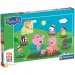 imagen de Peppa Pig Salto alegre en charcos 104 piezas maxi puzzle – Clementoni 1
