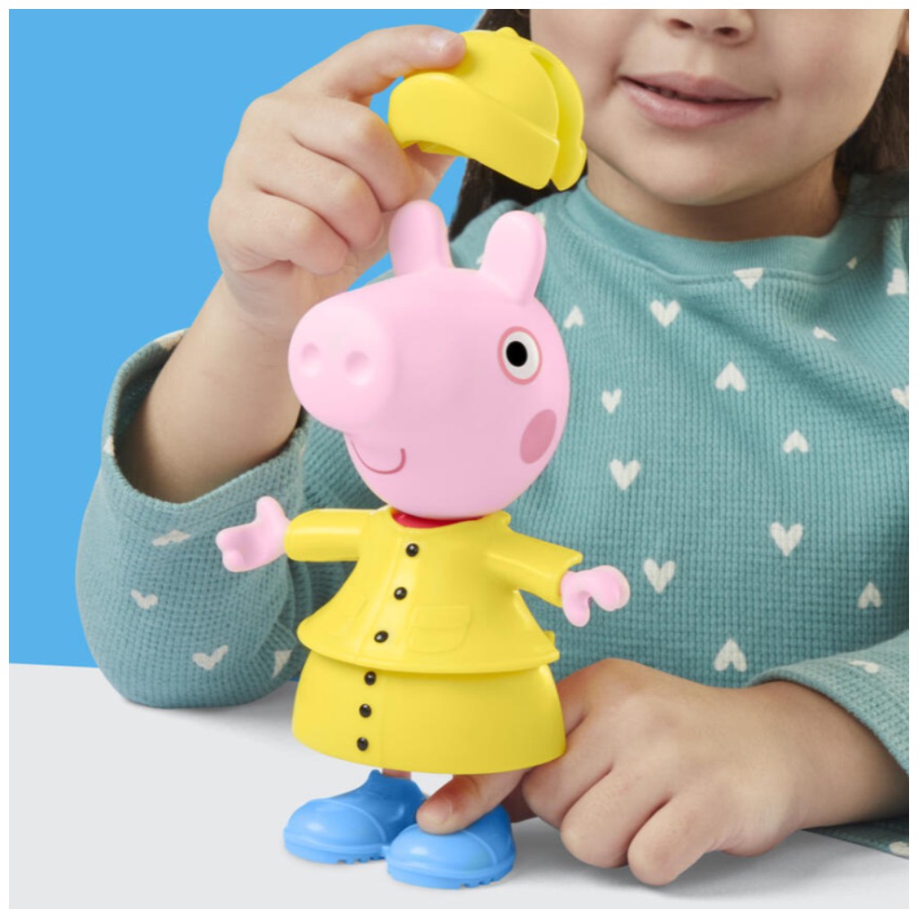 imagen de Peppa Pig: Set de figuras de juego de día lluvioso - Hasbro 2
