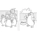 imagen de Pinguinos de Madagascar libro para colorear - Trefl 2