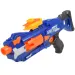 imagen de Pistola de Balas de Espuma: Arma de tiro manual con cargador rotativo y balas de 44cm 2