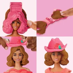 imagen de Play-Doh: Barbie patrones de flores y flecos set de plastilina - Hasbro 3