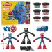 imagen de Play-Doh: Marvel Aventuras heroicas set de plastilina con 3 figuras - Hasbro 2