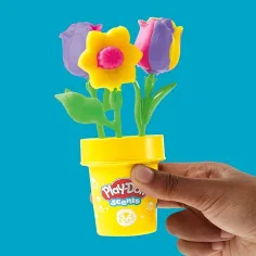 imagen de Play-Doh: Pequeñas flores - Set de plastilina de tulipán y narciso - Hasbro 4