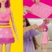 imagen de Play-Doh: Set de plastilina de Barbie corazones y corona de cabello con muñeca - Hasbro 2