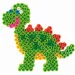 imagen de PlayBox: base de perlas planchables de 9 mm en forma de dinosaurio 5 unidades 2