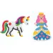 imagen de PlayBox: Base de perlas planchables de 9 mm en forma de unicornio y princesa 2 unidades 2