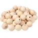 imagen de PlayBox: Bolas de madera natural de 30 mm en paquete de 50 unidades 1