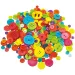 PlayBox: Botones de colores en diferentes tamaños paquete de 500g