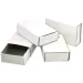 PlayBox: Caja de fósforos decorable de color blanco natural 55x35x15mm paquete de 50 unidades