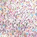 PlayBox: Conjunto de cuentas redondas blancas con letras 750 unidades