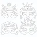 imagen de PlayBox: Conjunto de máscaras de papel de princesas de 12 piezas 2