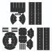 imagen de PlayBox: Conjunto de pegatinas de carretera 12 hojas de pegatinas 2