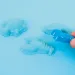 imagen de PlayBox: Cubo de plastilina azul de 1 kg 2