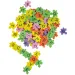 PlayBox: Elementos de puzzle de espuma de colores con diferentes colores y letras 2000 piezas 20x20mm