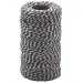 PlayBox: Hilo de algodón negro-blanco 100m
