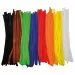 PlayBox: Hilos de chenilla de colores colores básicos 10mm x 30cm paquete de 100 unidades