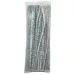imagen de PlayBox: Hilos de chenilla plateados 100ud 6mm 1