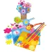 PlayBox: Kit de creación de flores de papel con chenilla y botones