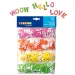 PlayBox: Letras de espuma autoadhesivas en varios colores de 2,5 cm, paquete de 400 unidades