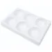 PlayBox: Paleta de pintor vacía de 6 espacios para discos de 44 mm