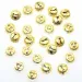 PlayBox: Paquete de 25 campanitas de color dorado de 15mm