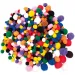 PlayBox: Paquete de pompones de colores básicos de 525 unidades