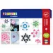 PlayBox: Set de copos de nieve navideños de 4000 piezas de perlas planas de 5 mm