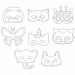 imagen de PlayBox: Set de máscaras de papel de animales de 16 piezas 2